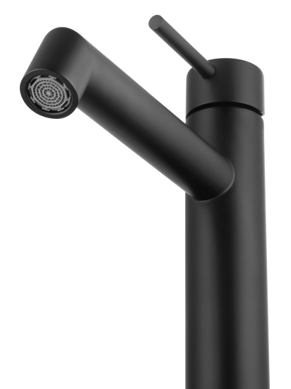 Смеситель для раковины Wonzon & Woghand WW-H1064-MB высокий