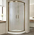 Душевой уголок Vegas Glass ZS 80 05 10 профиль бронза, стекло сатин
