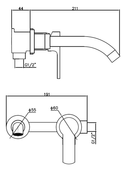 Смеситель для раковины Esko 28 B