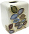 Бокс для салфеток Croscill Mosaic Leaves 6A0-006O0-0086/990 кремовый