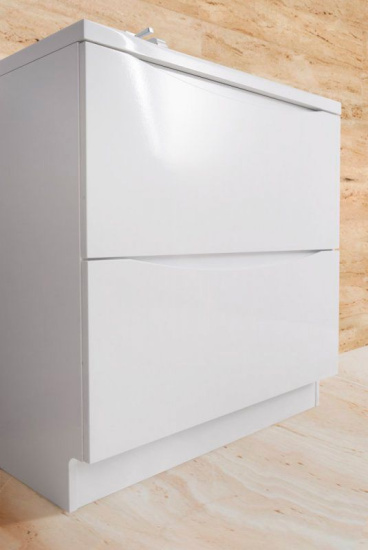 Тумба с раковиной BelBagno Marino 80 bianco lucido, напольная