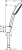 Душевой гарнитур Hansgrohe Pulsify 105 1jet 24301670 1,25 Душевой гарнитур Hansgrohe Pulsify 105 1jet 24301670 1,25