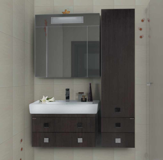 Пенал Vod-Ok Квадро 35 R, венге