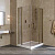 Душевой уголок Vegas Glass EFA-F LUX 110*90 05 05 R профиль бронза, стекло бронза