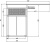 Тумба с раковиной Aquanet Токио 58 1 ящик, 2 двери
