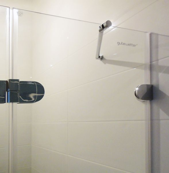 Душевая дверь в нишу GuteWetter Lux Door GK-002A правая 90 см стекло бесцветное, фурнитура хром