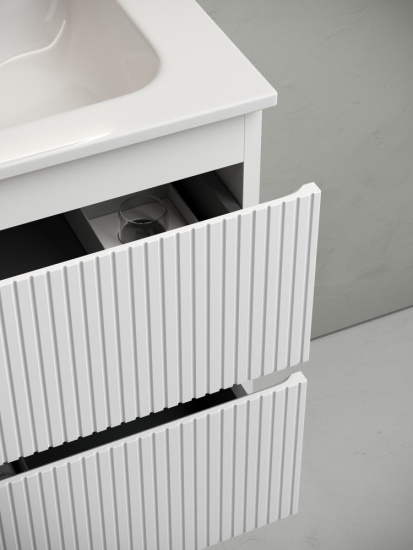 Тумба с раковиной Sancos Snob T 60 см, Bianco