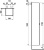 Пенал Laufen Space 4.1090.1.160.100.1 белый матовый