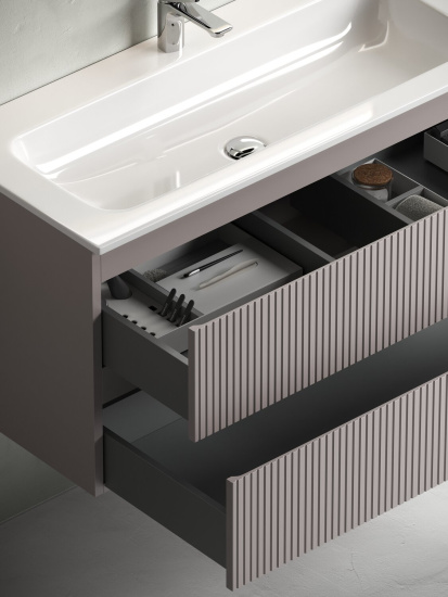 Тумба с раковиной Sancos Snob T 80 Doha Soft SNT80SM, подвесная