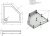 Поддон для душа Bas Пента 90x90