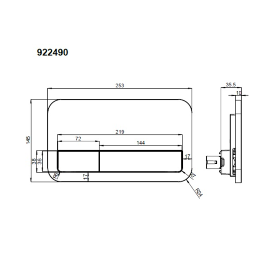Инсталляция с унитазом Villeroy & Boch Architectura 568CDR01, сиденье микролифт, кнопка смыва белая