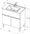 Тумба с раковиной Aquanet Алвита new 80 напольная, белая матовая, с дверками и ящиком Тумба с раковиной Aquanet Алвита new 80 напольная, белая матовая, с дверками и ящиком