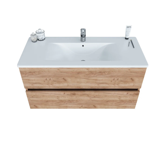 Тумба с раковиной Sanvit Кубэ-2 120 ясень