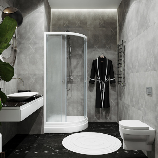 Душевой уголок Triton Риф 80x80 A с поддоном