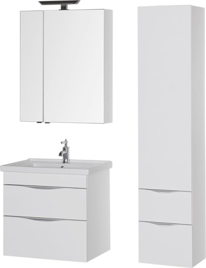 Зеркало-шкаф Aquanet Эвора 70 белый