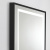 Зеркало BelBagno Kraft SPC-KRAFT-985-685-TCH-WARM-NERO черное, с подсветкой и подогревом