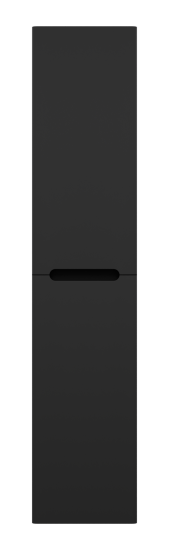 Шкаф-пенал Misty Роял 35 черный подвесной, универсальный