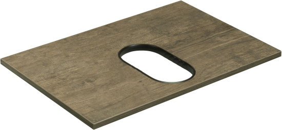 Тумба с раковиной Aquaton Лофт Фабрик 65 дуб кантри со столешницей