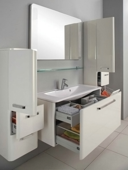 Мебель для ванной Aquaton Валенсия 90 белый жемчуг