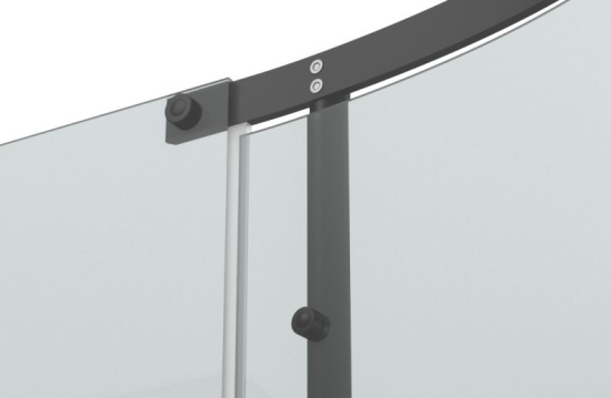 Душевой уголок Bravat Blackline BS090.1110A 90х90х195