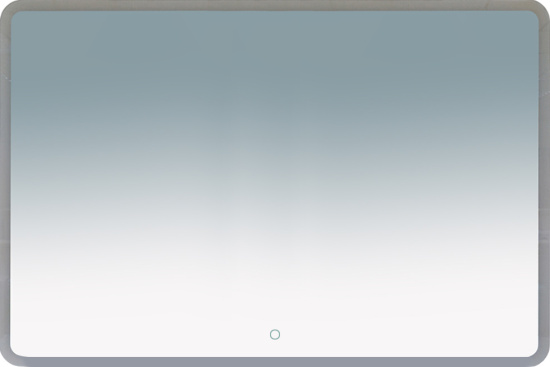 Зеркало Misty Неон 3 LED 120x80, сенсор на зеркале