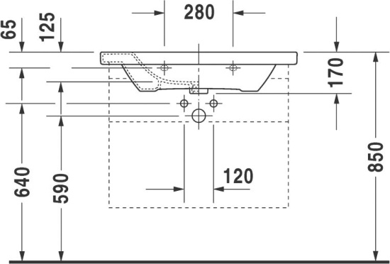 Мебель для ванной Duravit DuraStyle 80, подвесная, белая глянцевая