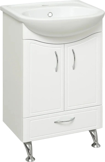 Мебель для ванной Runo Севилья 50, напольная, раковина Уют 50