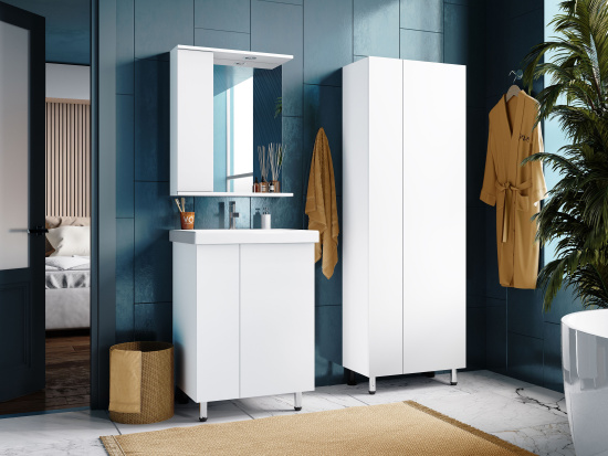 Тумба с раковиной Misty Лира 60 напольная