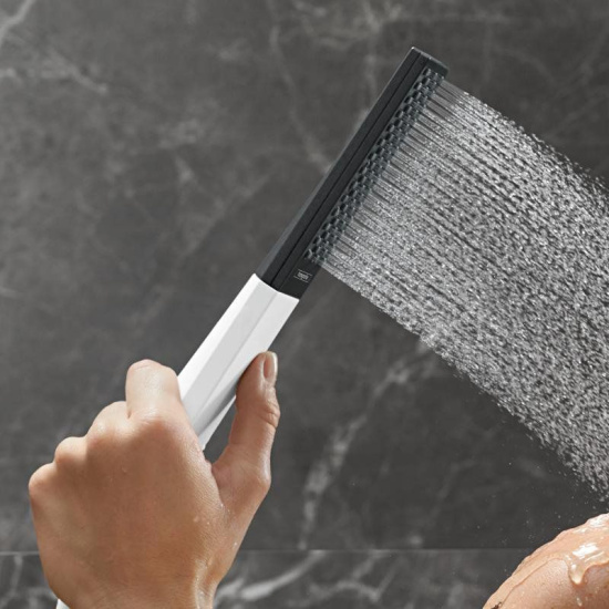 Душевая лейка Hansgrohe Rainfinity 100 26866700 матовый белый