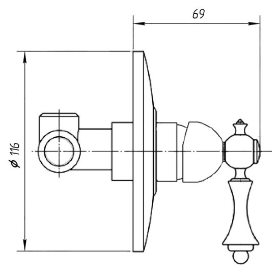 Смеситель для душа Migliore Bomond ML.BMD-9730 Do