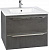 Тумба с раковиной Bellezza Луиджи 60 серая, подвесная, 2 ящика