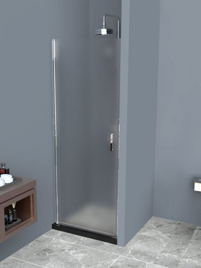 Душевая дверь в нишу BelBagno Uno B-1-70-P-Cr стекло текстурное