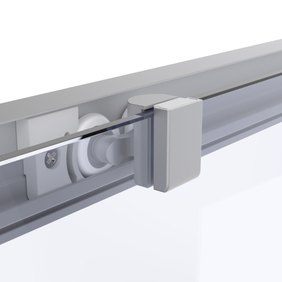 Душевой уголок Vegas Glass ZP+ZPV Protec 115*95 07 01, профиль матовый хром, стекло прозрачное