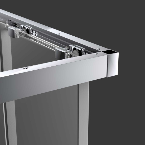 Душевой уголок Vincea Soft VSS-3SO900CL 90x90, профиль хром, стекло прозрачное