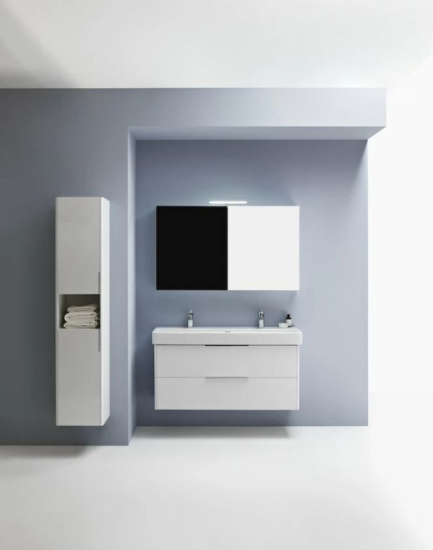 Зеркало-шкаф Laufen Base 100 белое матовое