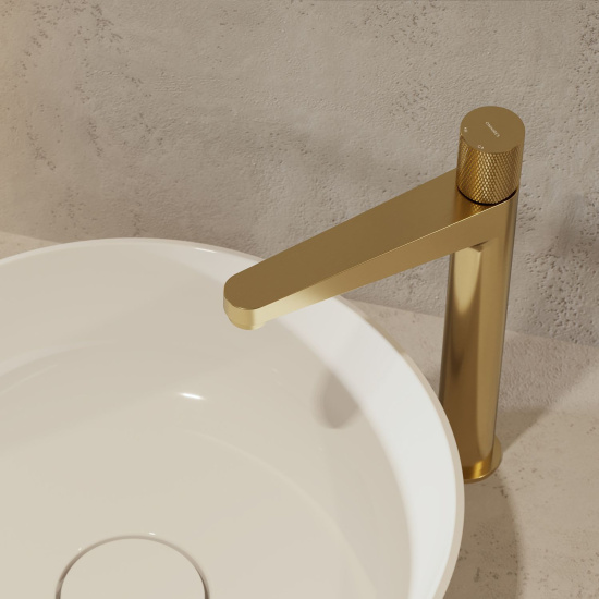 Смеситель для раковины Omnires Contour CT8012GLB золото