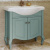 Тумба с раковиной Caprigo Verona 80 blue white, с 2 дверцами