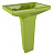 Раковина Arcus 330 light green с пьедесталом