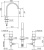Смеситель для раковины La Torre Profili 45801ST.CR Смеситель для раковины La Torre Profili 45801ST.CR