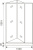 Душевая дверь в нишу Good Door Infinity SD-100-G-CH