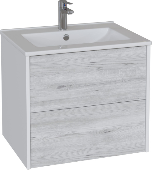 Тумба с раковиной Sanstar Trend 60 бетон пайн