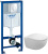 Инсталляция Grohe Rapid SL 38721001 3 в 1 с кнопкой смыва + унитаз подвесной Duravit Architec 2546090064 + сиденье Architec 0069690000