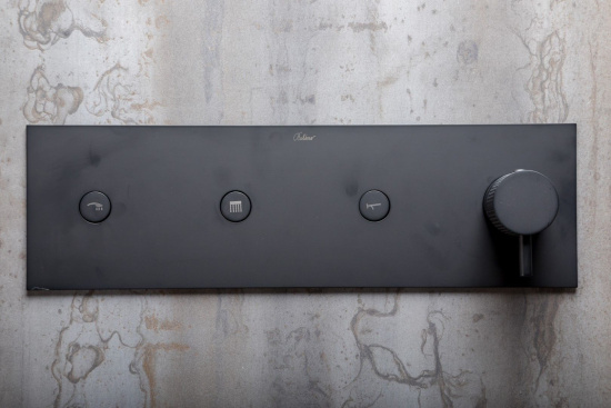 Душевая система Boheme Fusion 131-2-B термостат, с изливом
