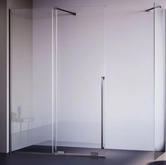 Душевой уголок Veconi Premium Trento PTC-SP-50GR 130x90, профиль графит