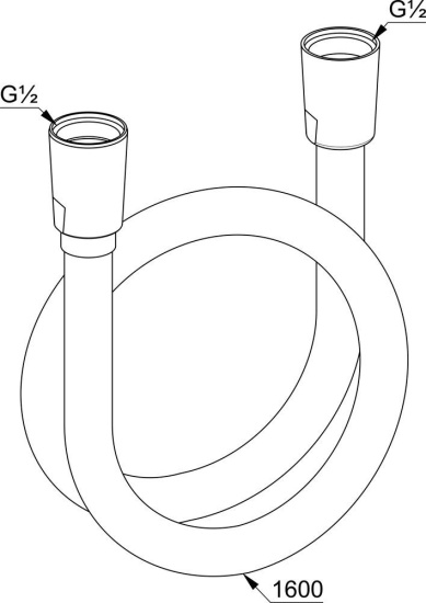 Душевой шланг Kludi Suparaflex Silver 6107291-00 160 см