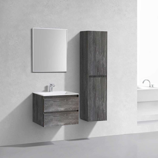 Мебель для ванной Vincea Luka 60 2 ящика, камень