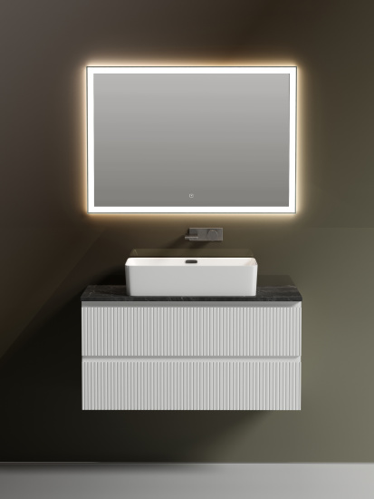 Тумба с раковиной Sancos Snob T 100 Bianco SNT100W, подвесная