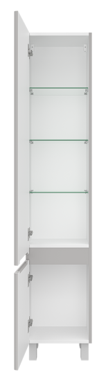 Пенал Brevita Виктори 35 L, серый шелк