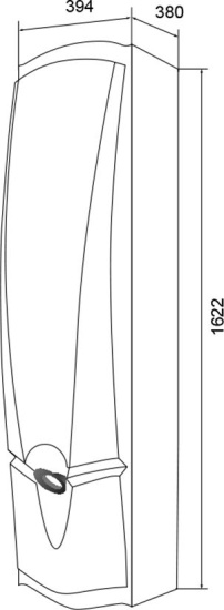 Пенал Aima Design Sunrise/Eclipse/Cloud 40П R white