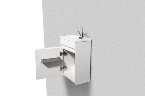 Мебель для ванной BelBagno Pietra Mini 46 L bianco lucido